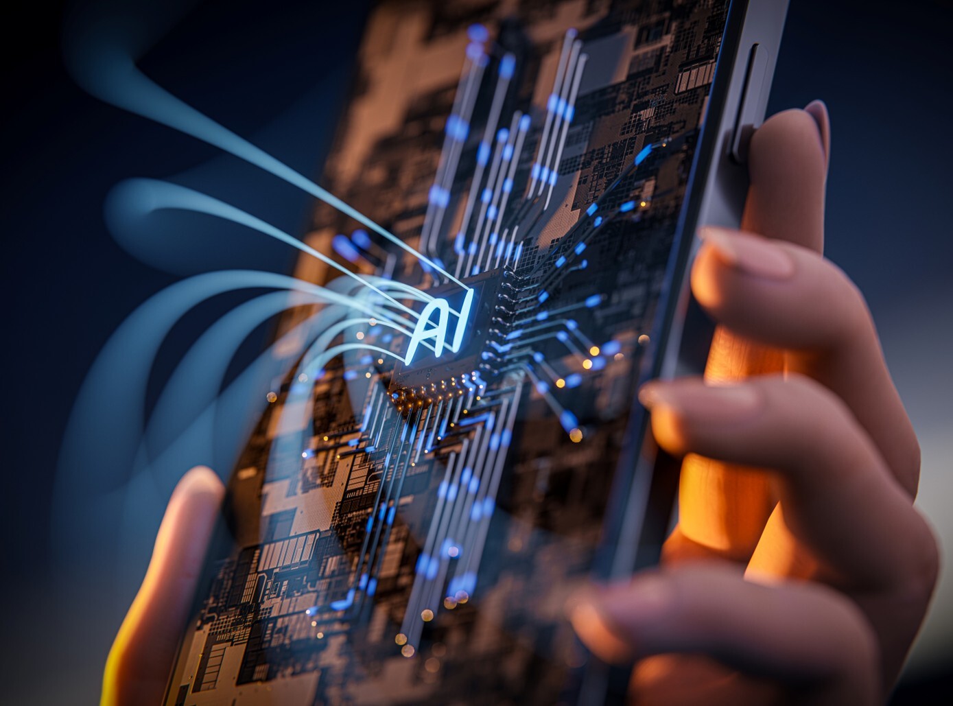 智能終端散熱示意